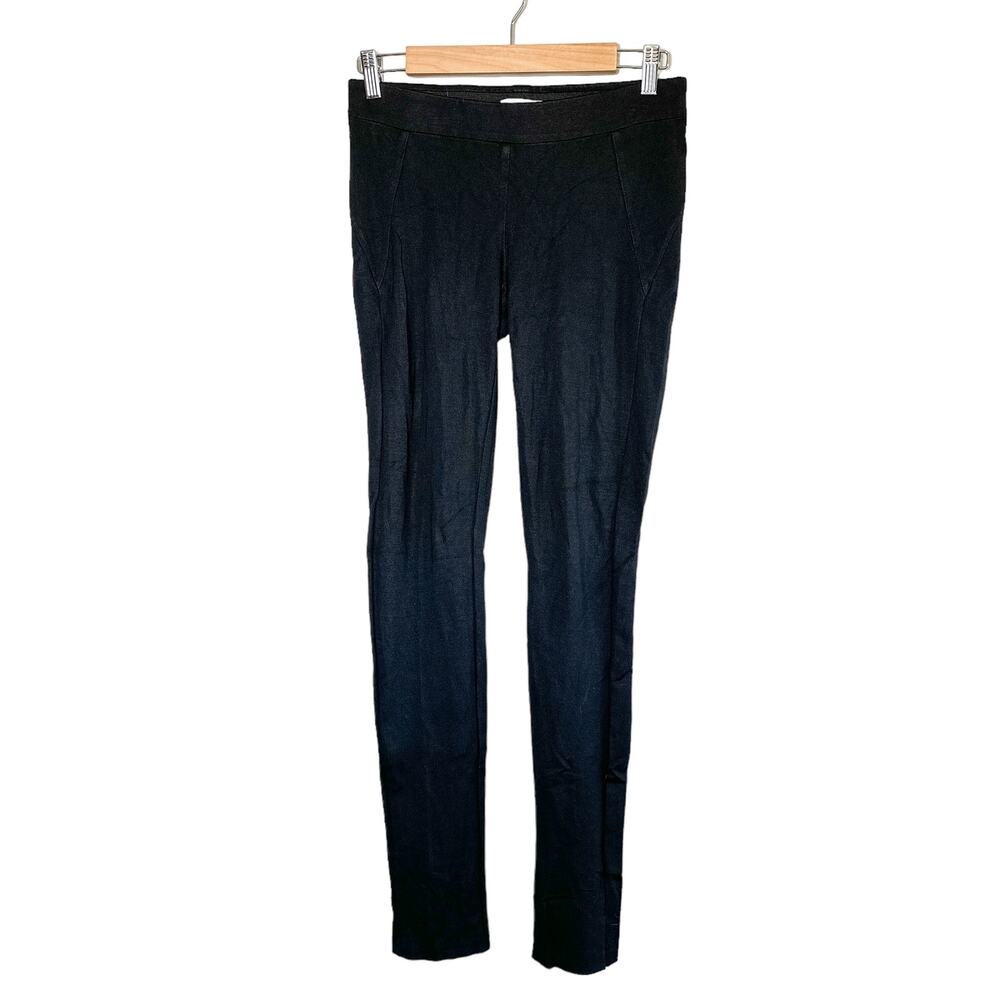 Helmut Lang Pull On Skinny Stretch Jegging Legging Pant in Black 4 - Picture 2 of 11